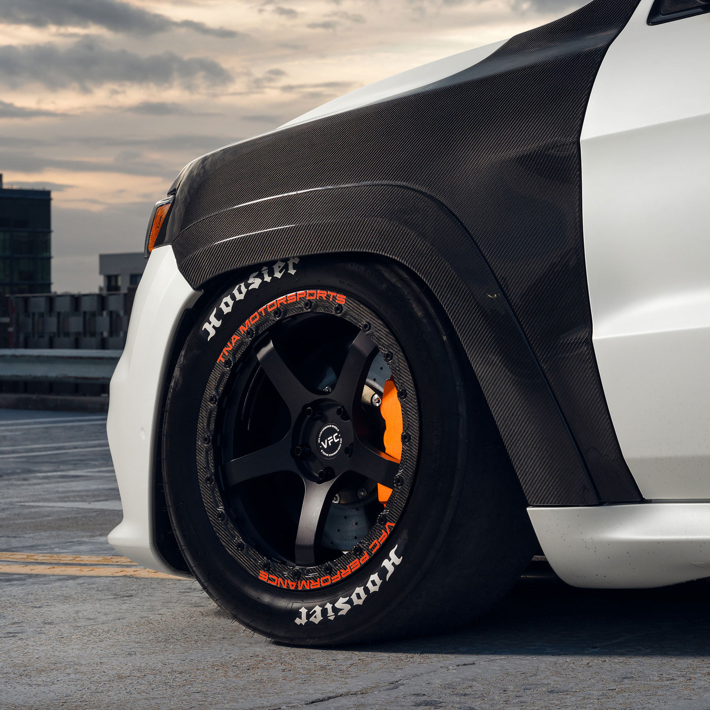 2014-2021 Jeep Grand Cherokee Carbon Fiber Driver & Passenger Front Fenders (SRT, Trackhawk)