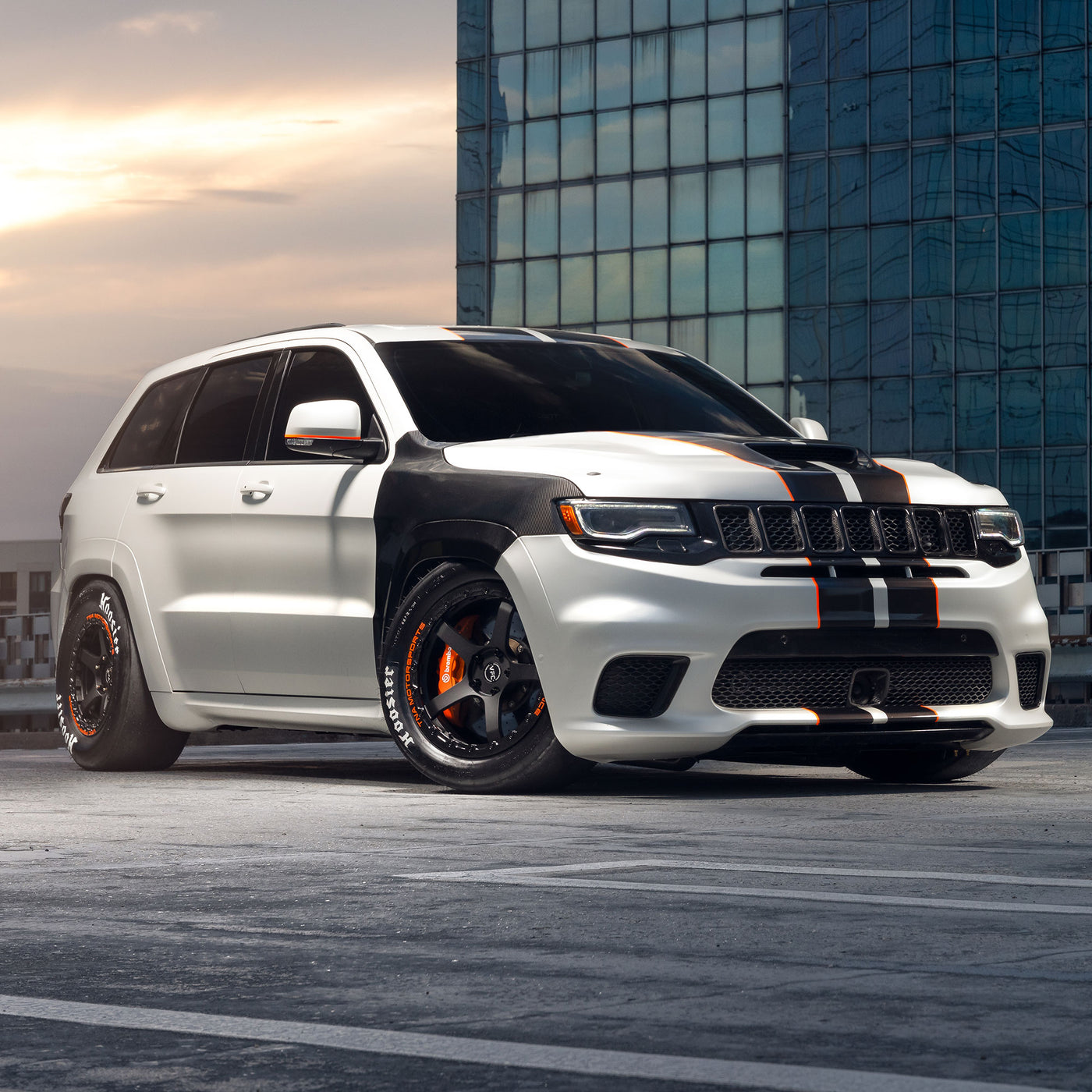 2014-2021 Jeep Grand Cherokee Carbon Fiber Driver & Passenger Front Fenders (SRT, Trackhawk)