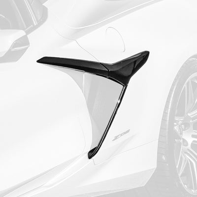 2023-2024 Chevrolet Corvette C8 Carbon Fiber Quarter Panel Door Handle/Side Scoop (Z06)