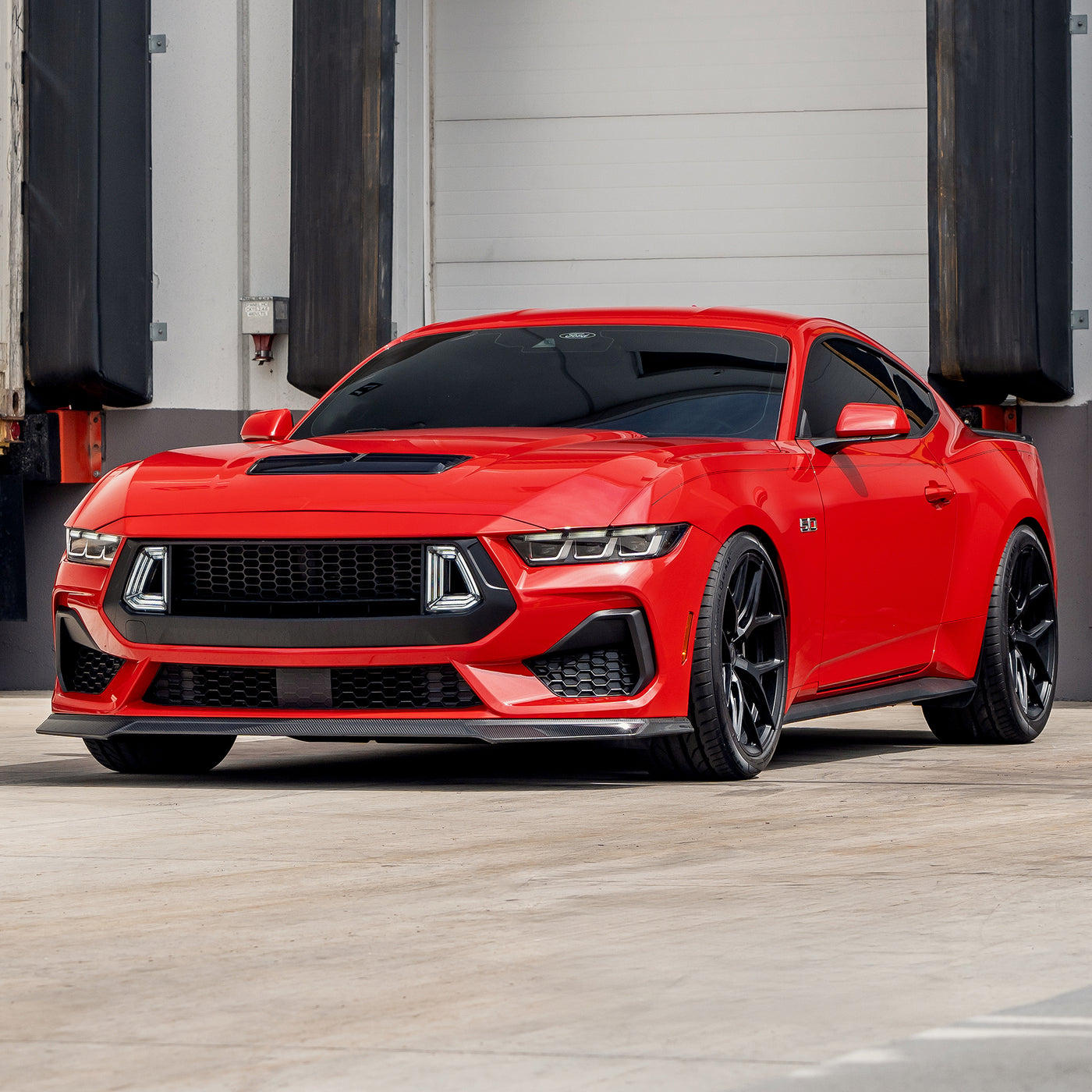 2024+ Ford Mustang S650 Carbon Fiber Sport Style Front Spoiler