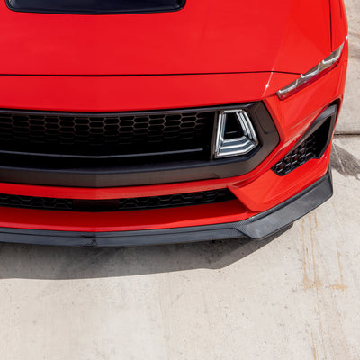 2024+ Ford Mustang S650 Carbon Fiber Sport Style Front Spoiler