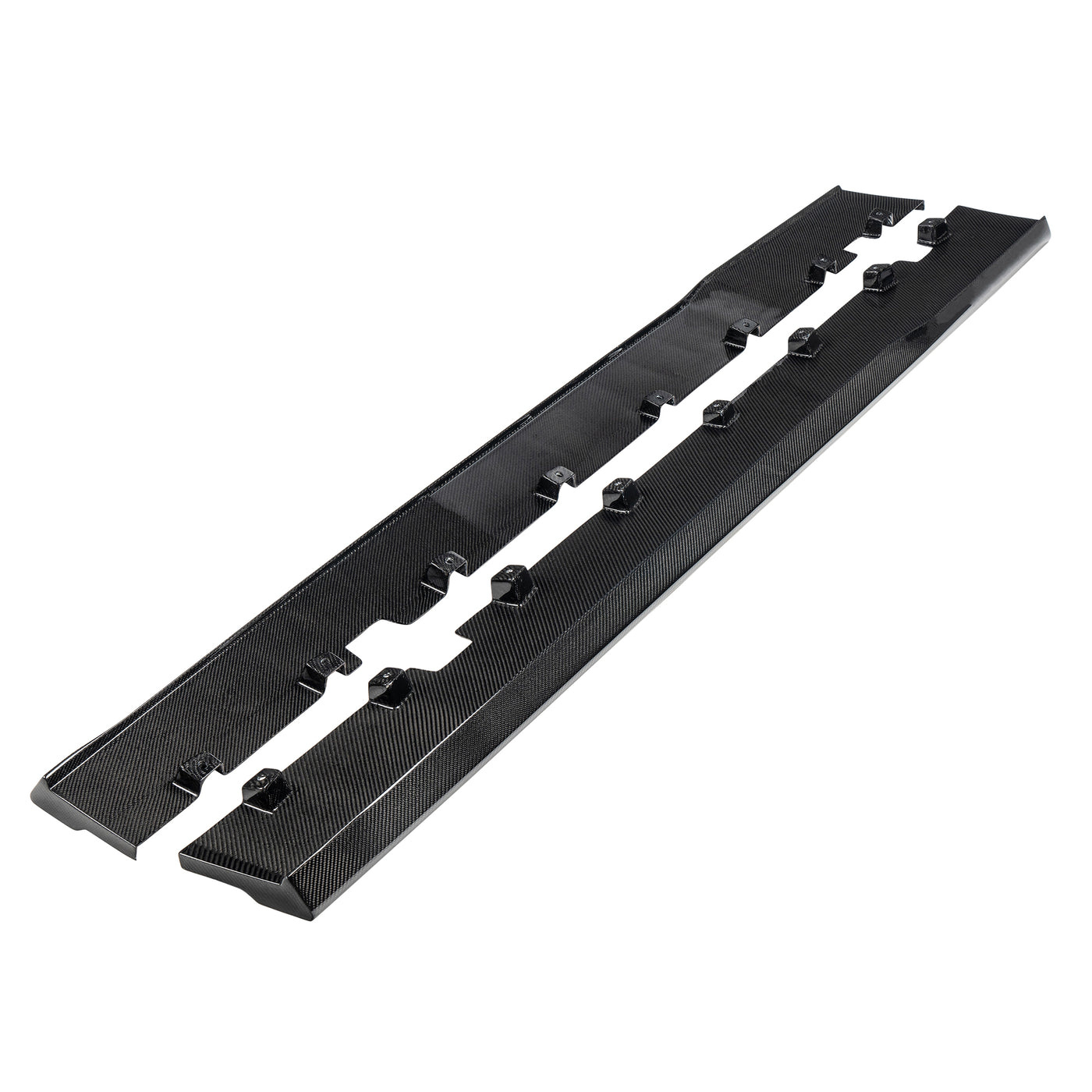 2024+ Ford Mustang S650 Carbon Fiber Side Skirt Extensions
