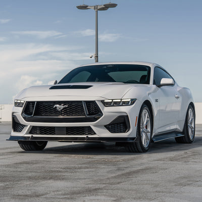 2024+ Ford Mustang S650 Carbon Fiber Track Style Front Spoiler