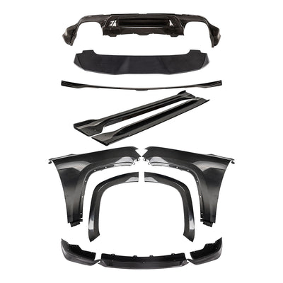 2017-2021 Jeep Grand Cherokee Sport Aero Carbon Fiber Exterior Kit